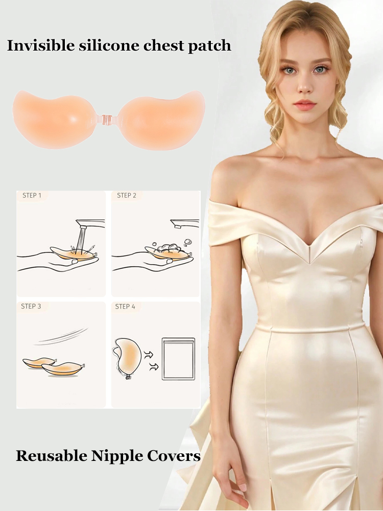 2 Pezzi Copricapezzoli in Sili - Bralette Triangle Set recensione e prezzo