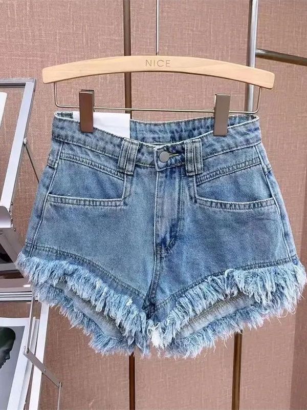Shorts in denim da donna stile - Shorts Denim Frayed recensione e prezzo